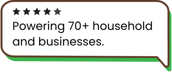 Powering 70+ households